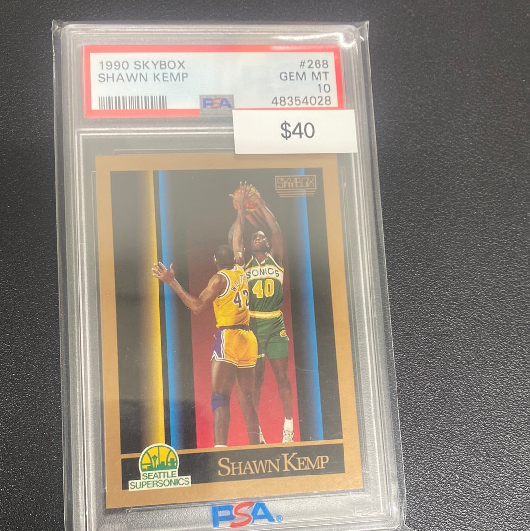 1990 Skybox Shawn Kemp PSA 10