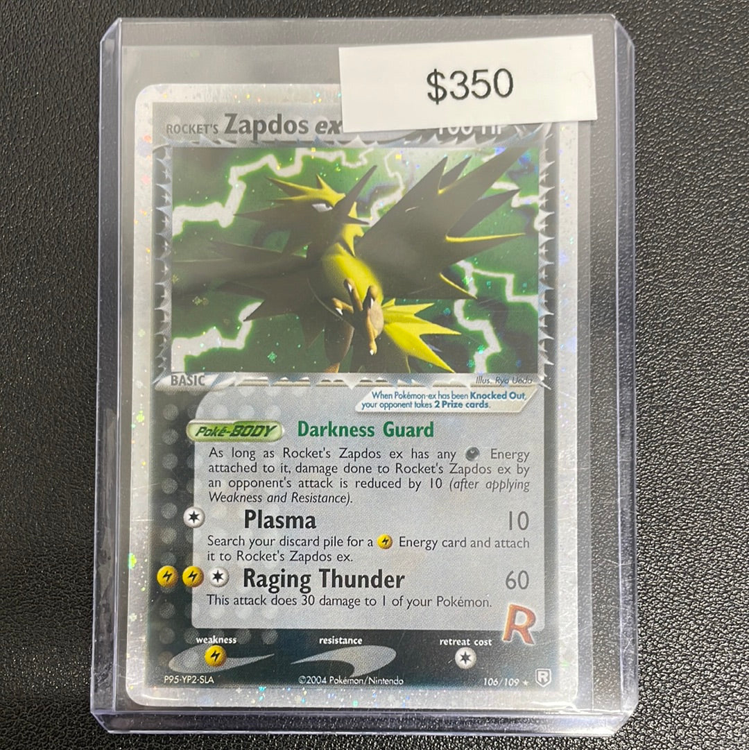 Pokémon Rocket’s Zapdos ex (Team Rocket Returns) 106/109