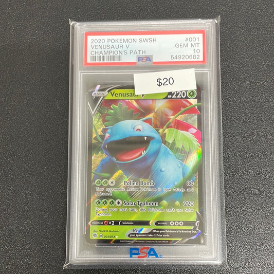 Venusaur V PSA 10