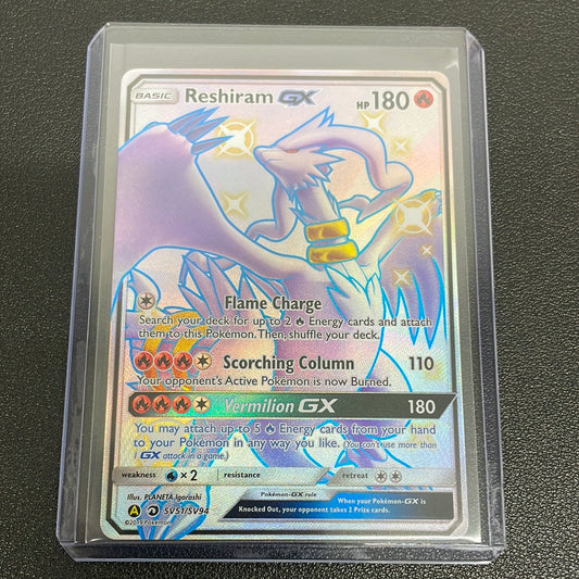 Pokémon Reshiram GX Shiny Vault Hidden Fates SV51/SV94