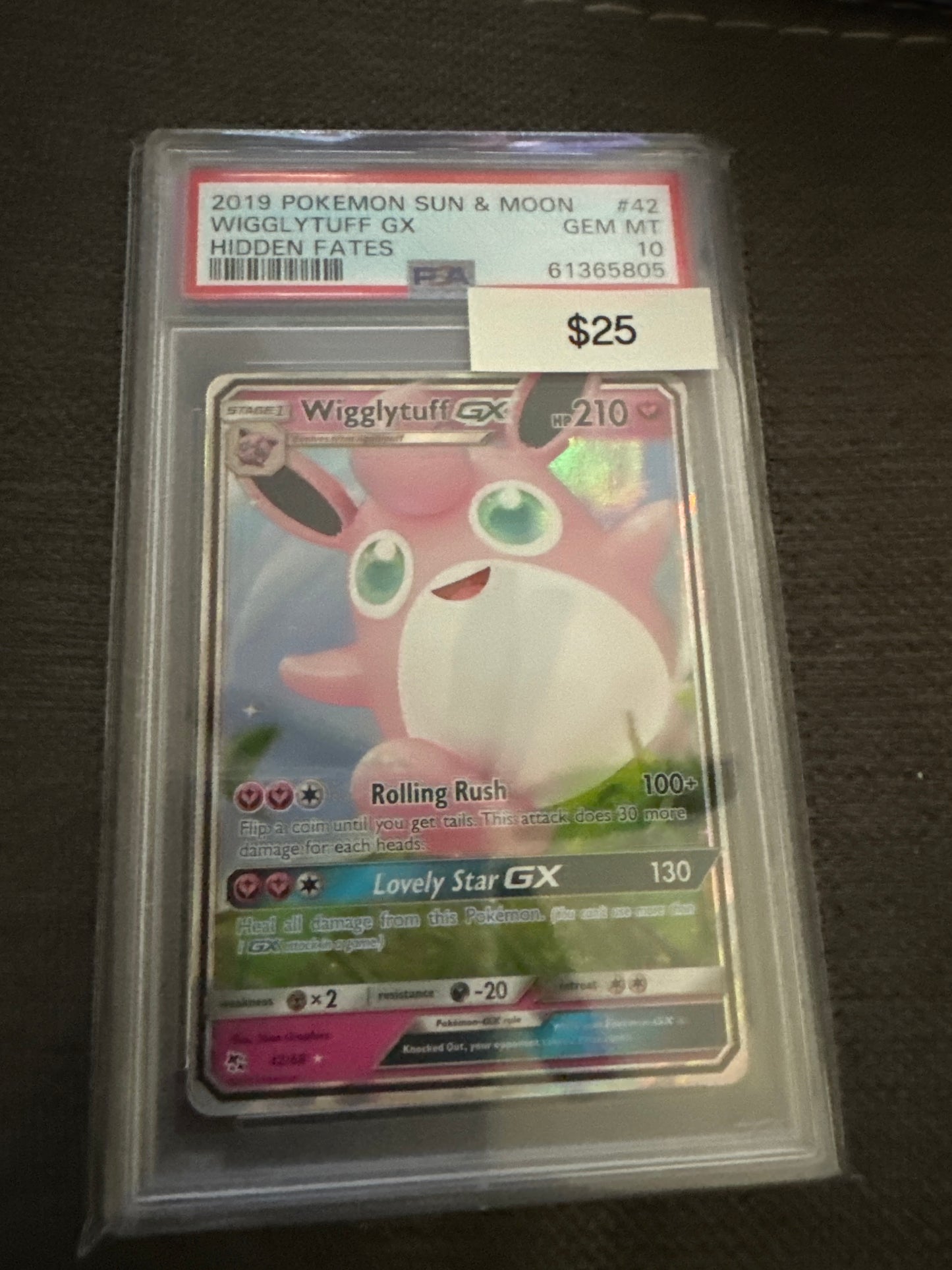 Pokemon Wigglytuff GX 42/68 PSA 10