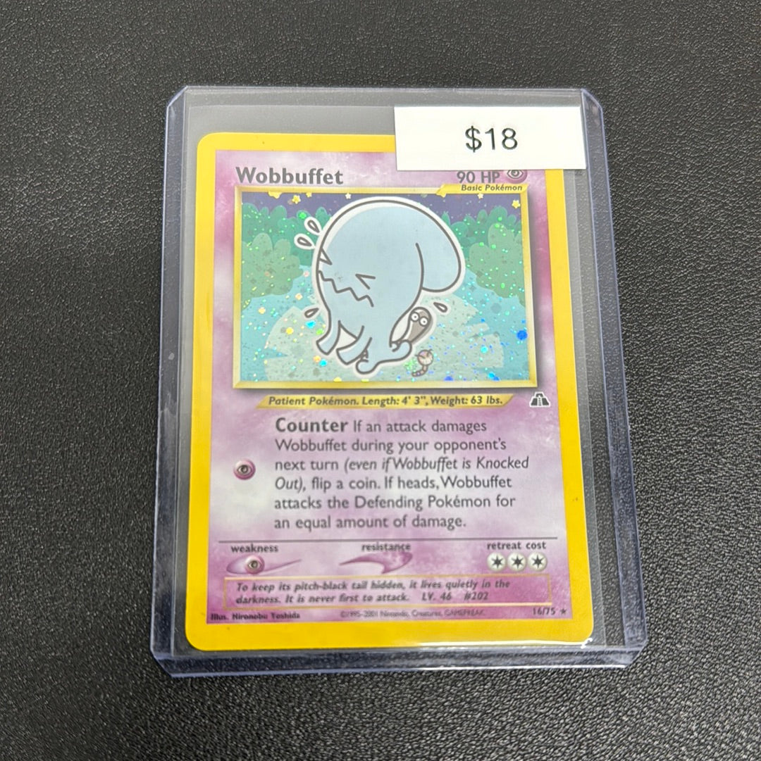 Pokémon Wobbuffet Holo Neo Discovery 16/75