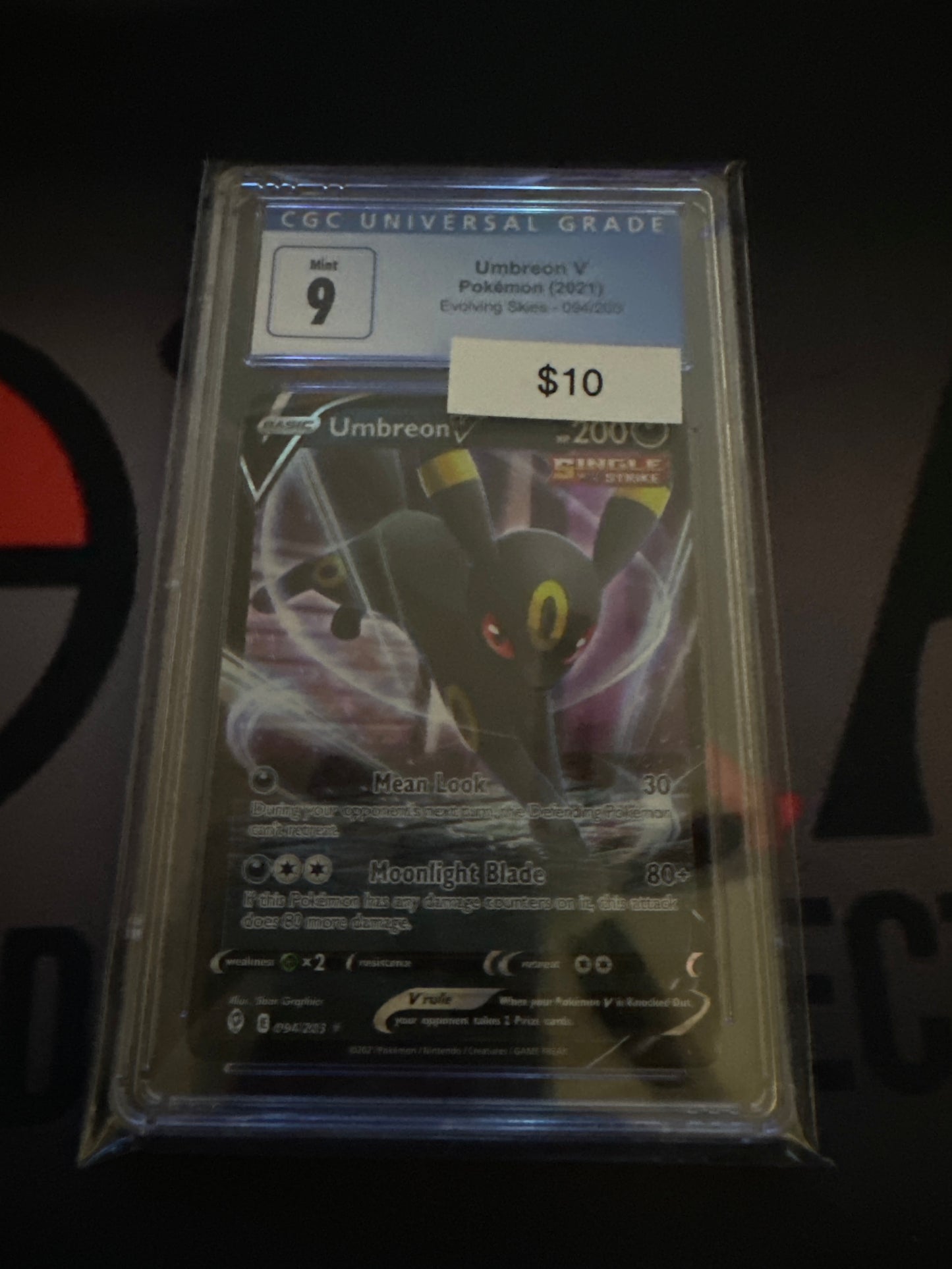 Pokemon Umbreon V 094/203 CGC 9