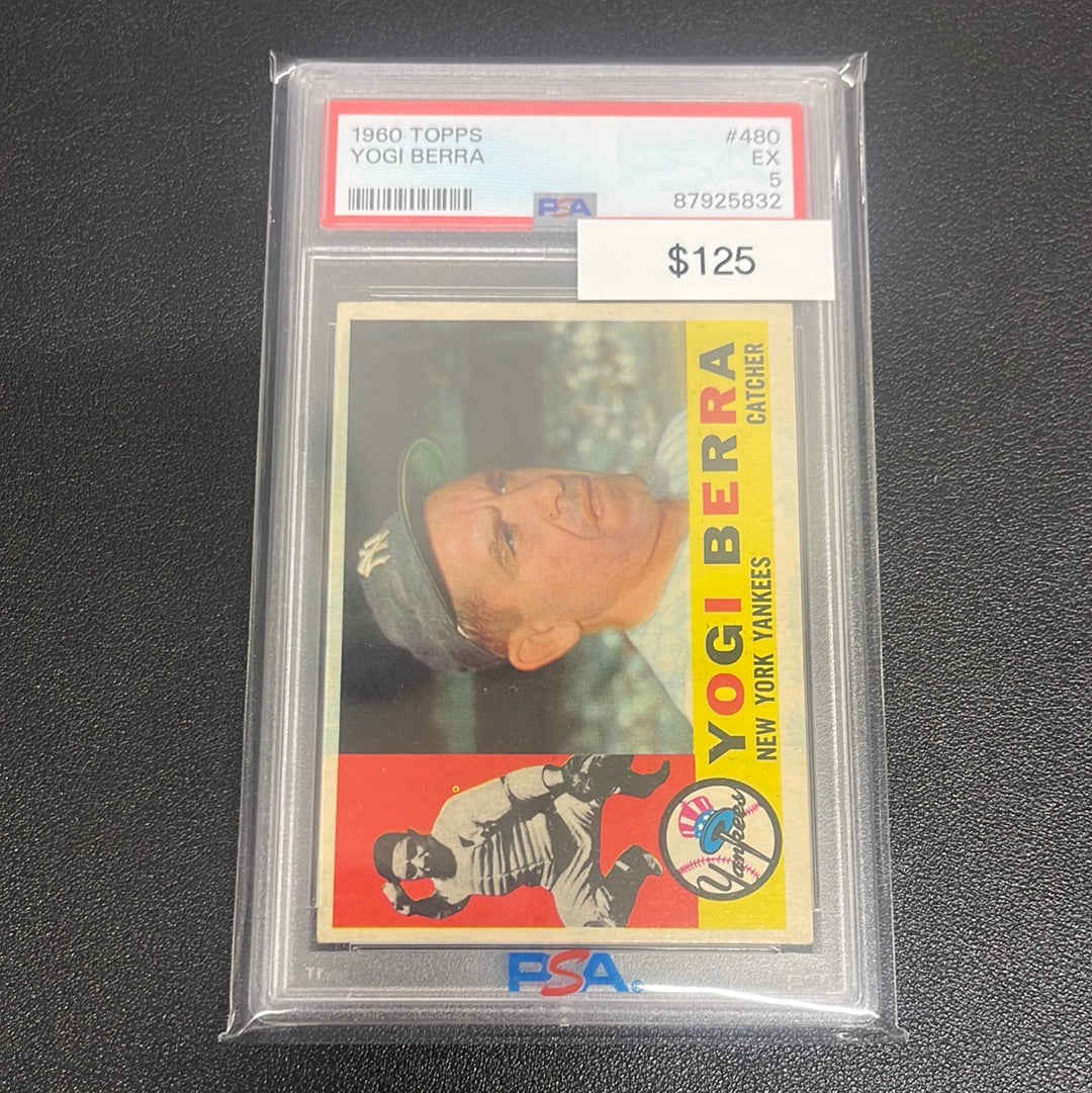 1960 MLB Topps Yogi Berra PSA 5