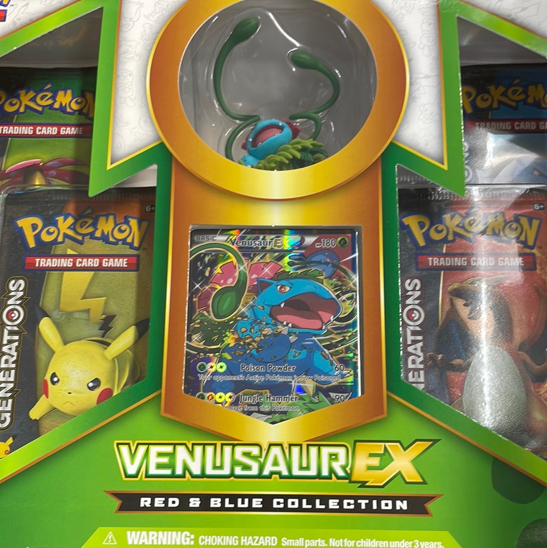 Pokémon Venusaur EX red & blue collection