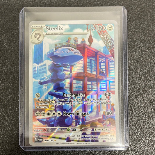 Pokémon Steelix Illustration Rare (Paradox Rift) 208/182