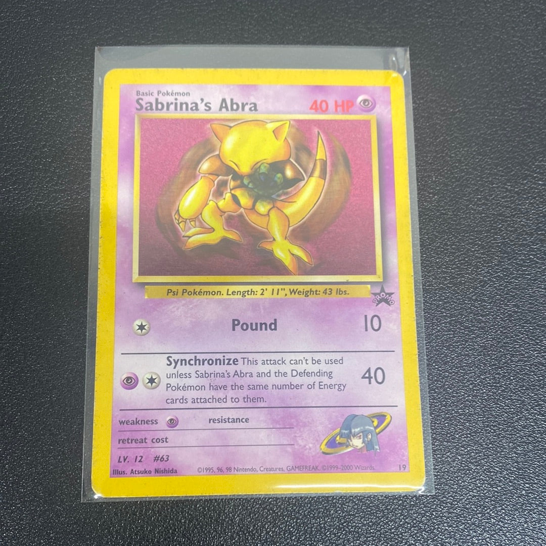 Pokémon Sabrina’s Abra WOTC Promo 19