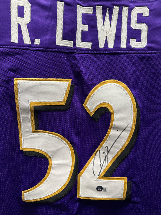 Ray Lewis autograph jersey