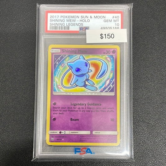 Pokémon Shining Mew (Shining Legends) 40/73 PSA 10