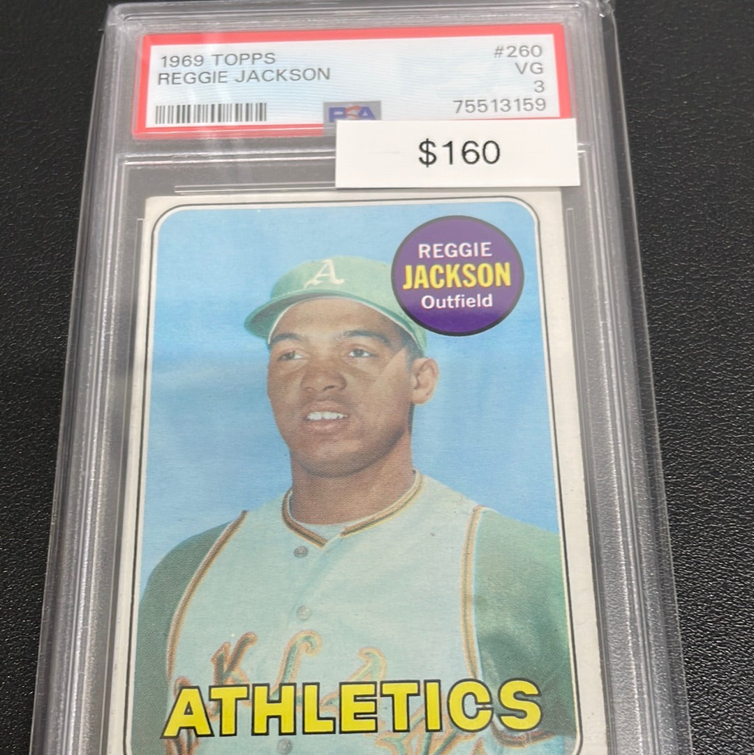 1969 Topps Reggie Jackson PSA 3