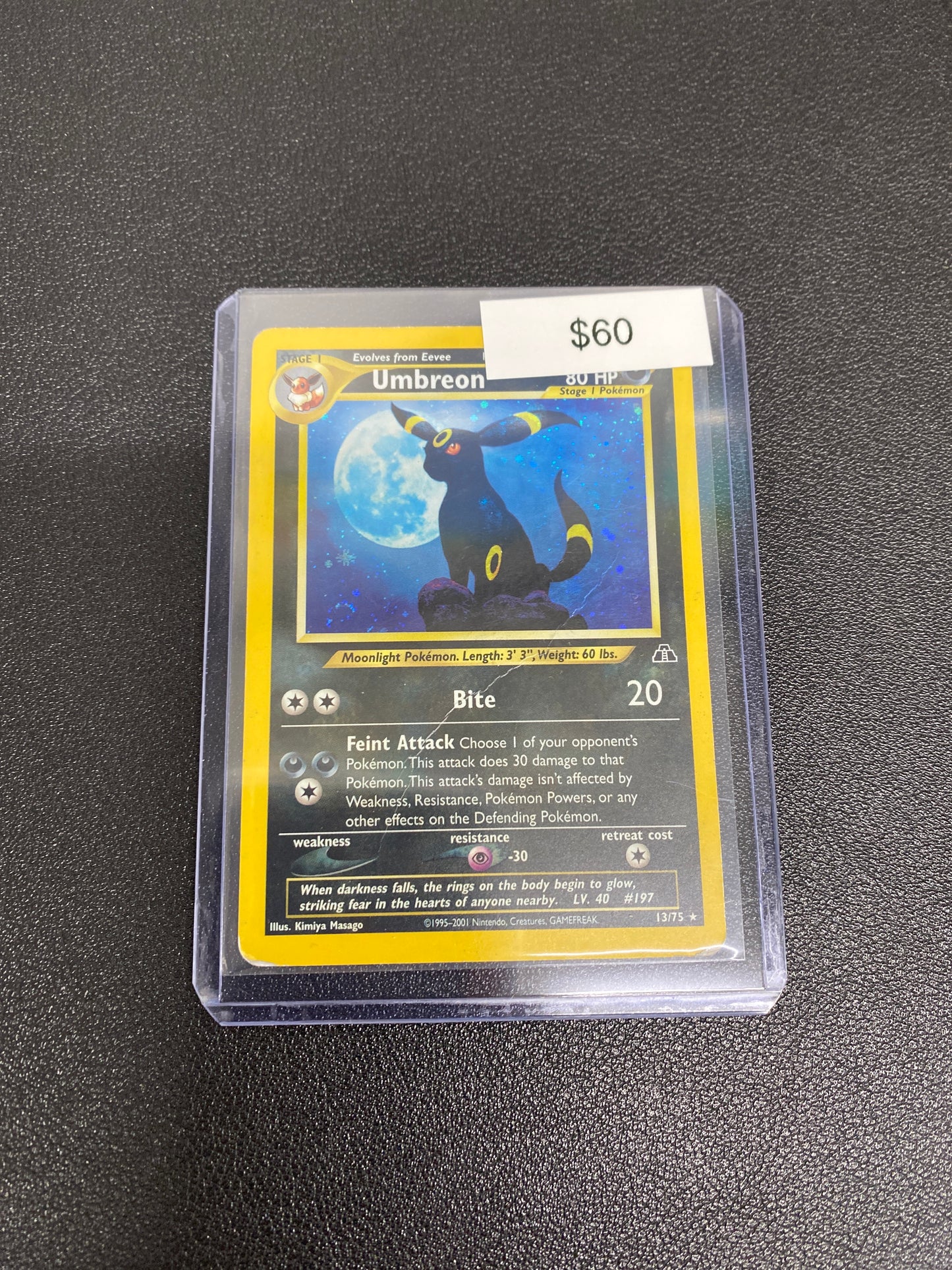 Pokémon Umbreon Neo Discovery Holo 13/75