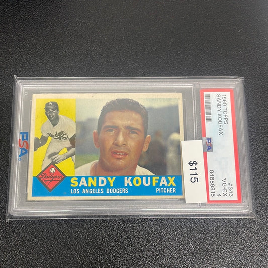 1960 MLB Topps Sandy Koufax PSA 4