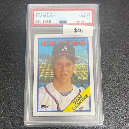 1988 MLB Topps Tom Glavine PSA 10