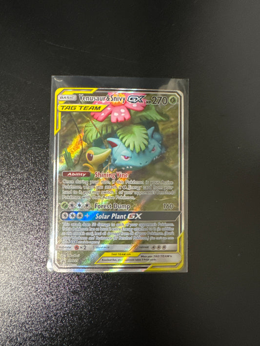 Pokémon Venusaur & Snivy GX SM229