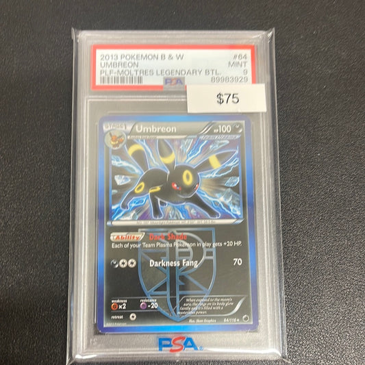 Pokémon Umbreon Plasma Freeze 64/116 PSA 9