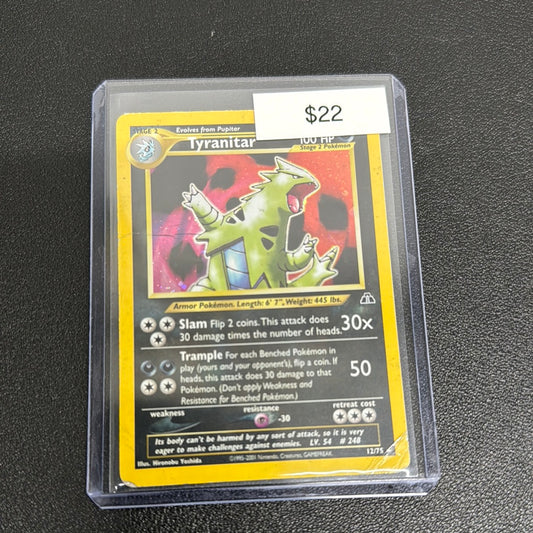 Pokémon Tyranitar Neo Discovery Holo 12/75