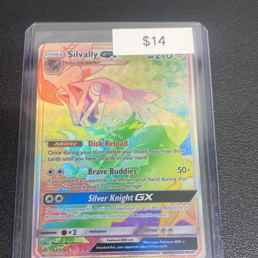 Pokémon Silvally GX Rainbow 262/236