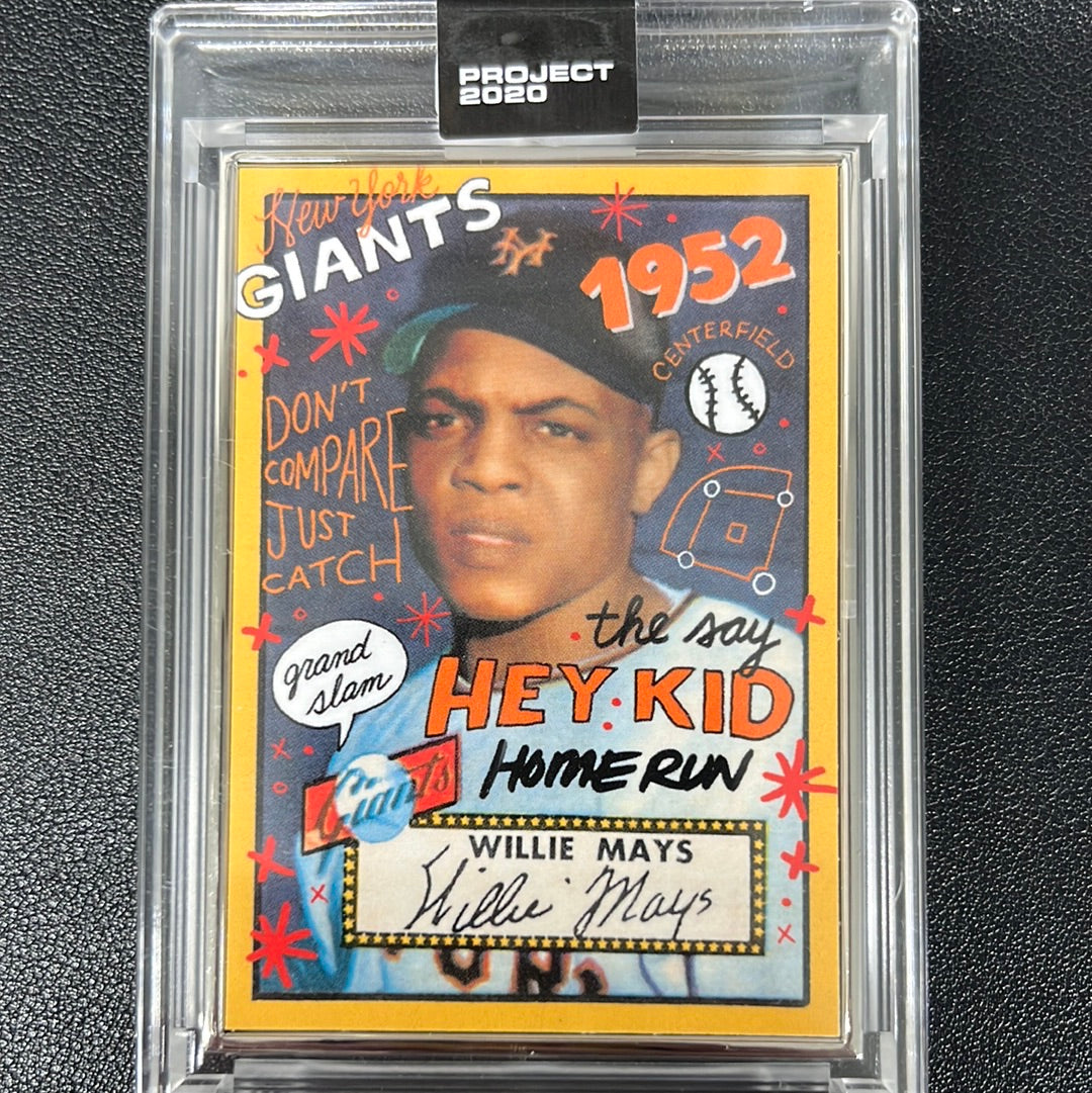 Topps 2020 Project Willie Mays /20