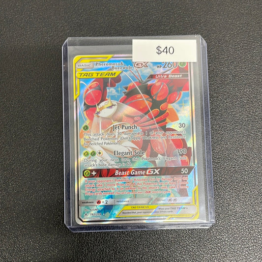 Pokemon Phermosa & Buzzwole GX 192/214