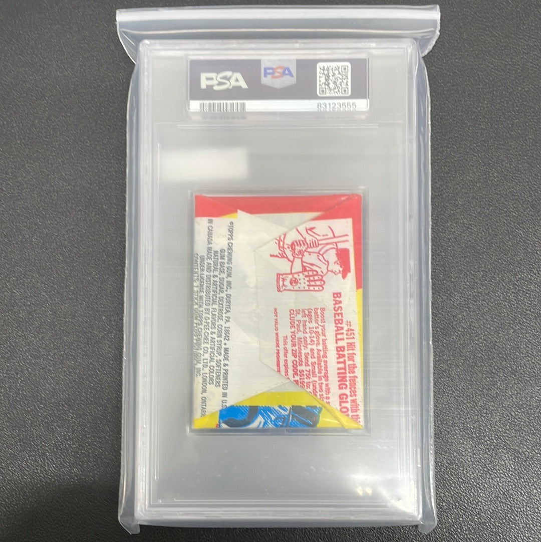 1973 Topps Baseball Wax Pack PSA 8