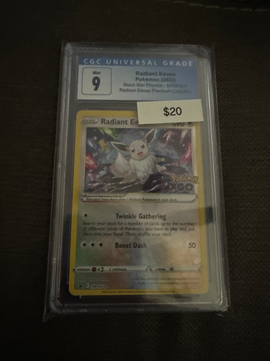 Pokemon Radiant Eevee SWSH230 CGC 9