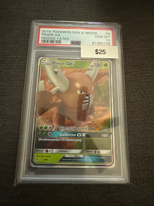 Pokemon Pinsir GX 6/68 PSA 10