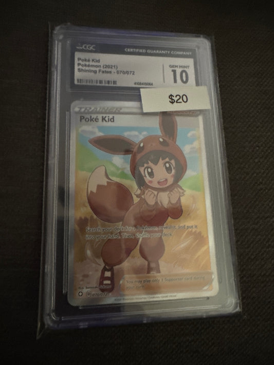 Pokemon Poke Kid 070/072 CGC 10