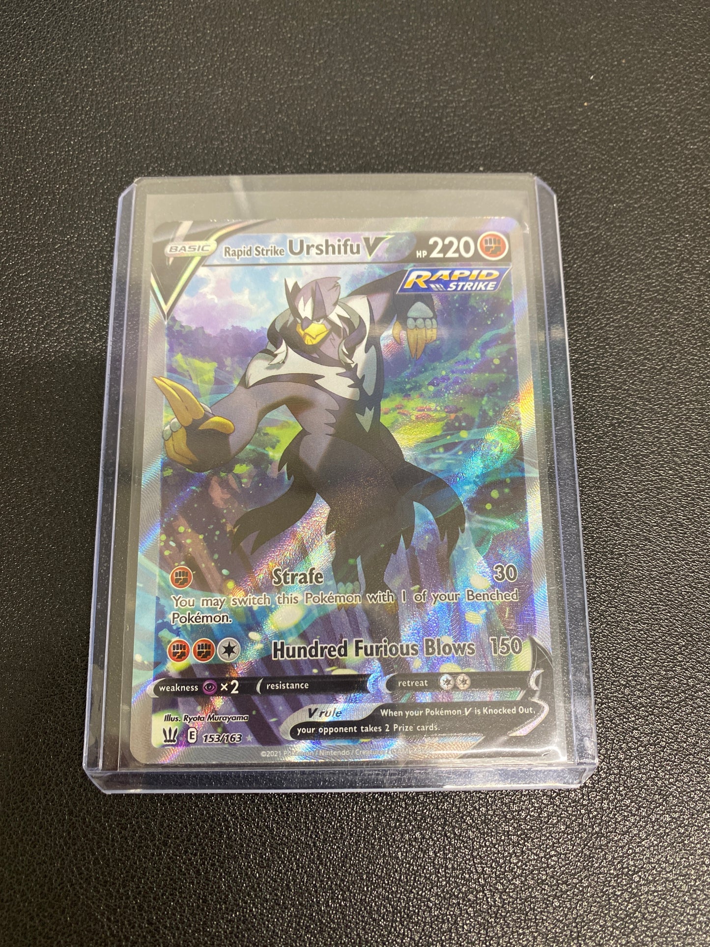 Pokémon Rapid Strike Urshifu V Battle Styles Alt Art 153/163