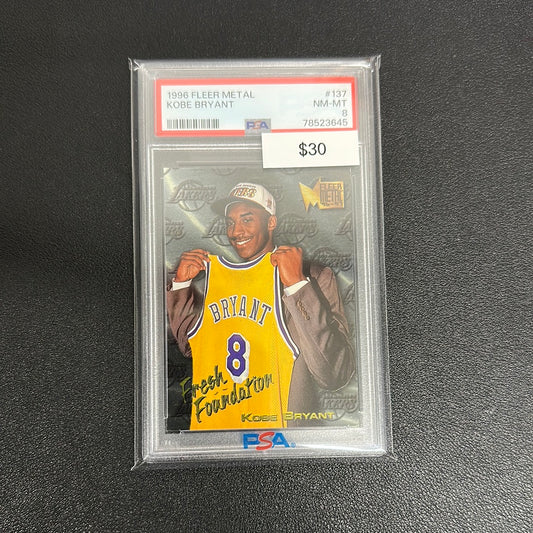 1996 Fleer Metal Kobe Bryant #137