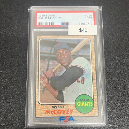 1968 MLB Topps Willie McCovey PSA 5