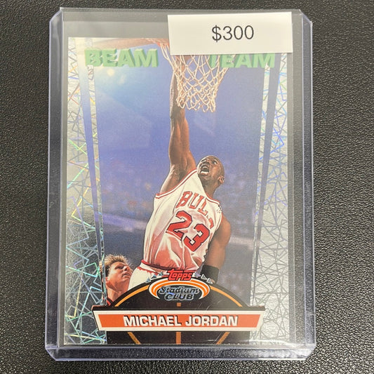 1992-93 Topps Stadium Club Beam Team Michael Jordan