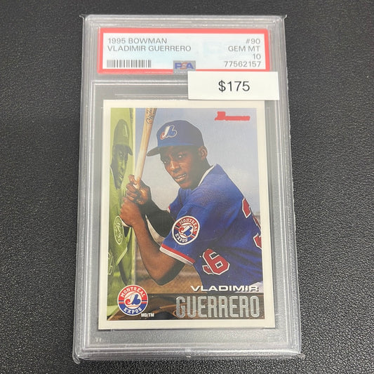 1995 MLB Bowman Vladimir Guerrero PSA 10