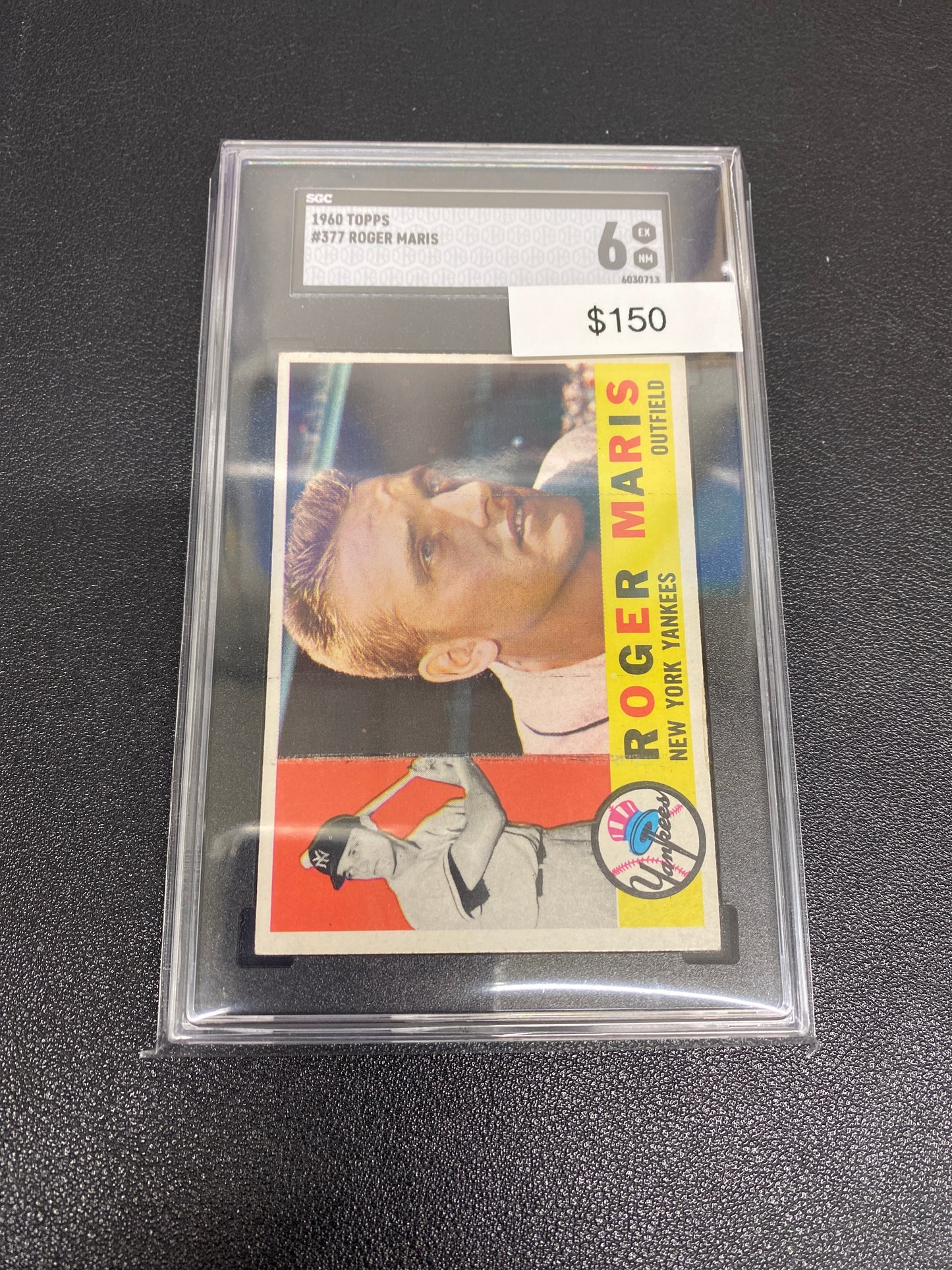 1960 MLB Topps Roger Maris SGC 6