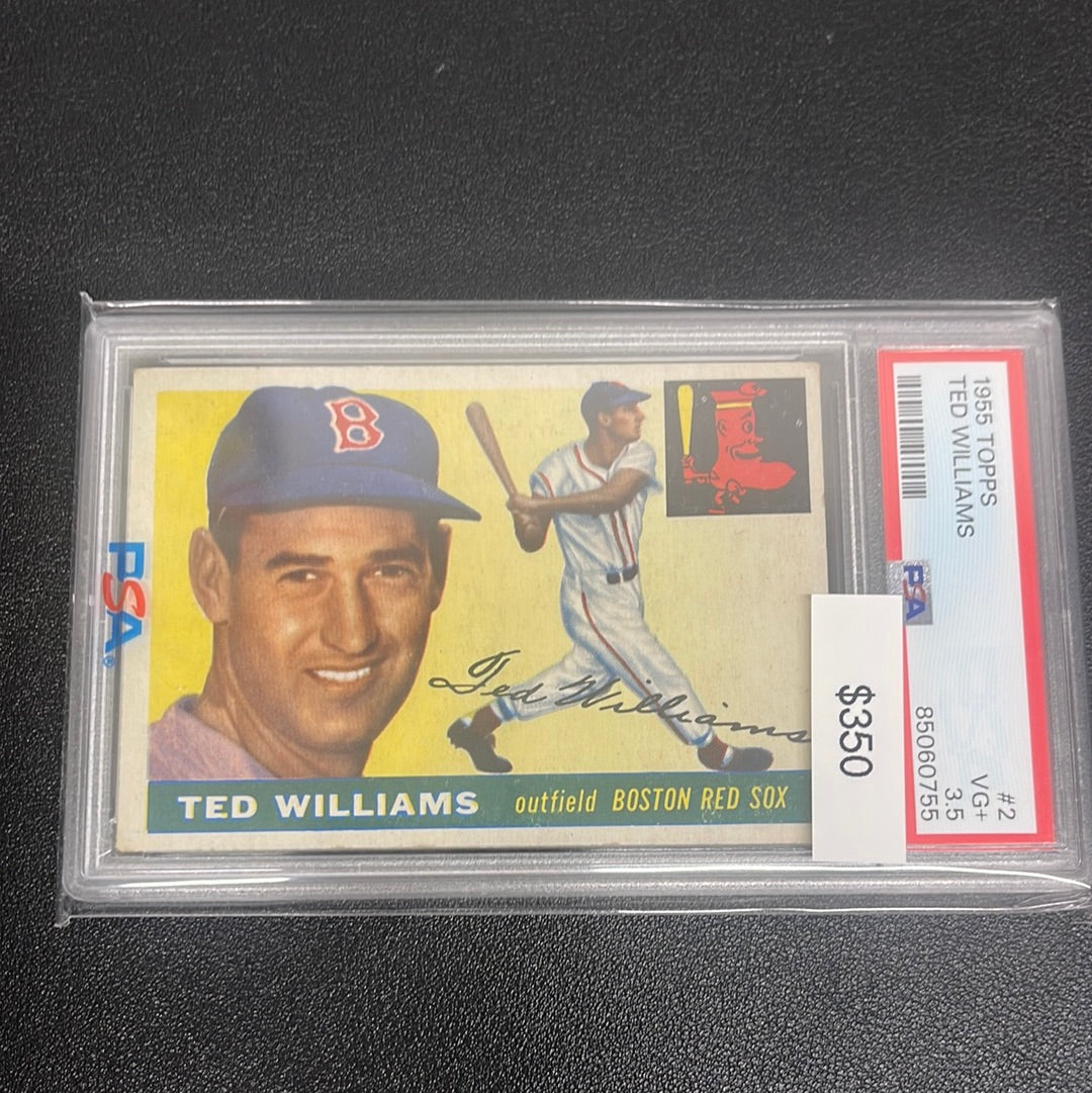 1955 Topps Ted Williams PSA 3.5