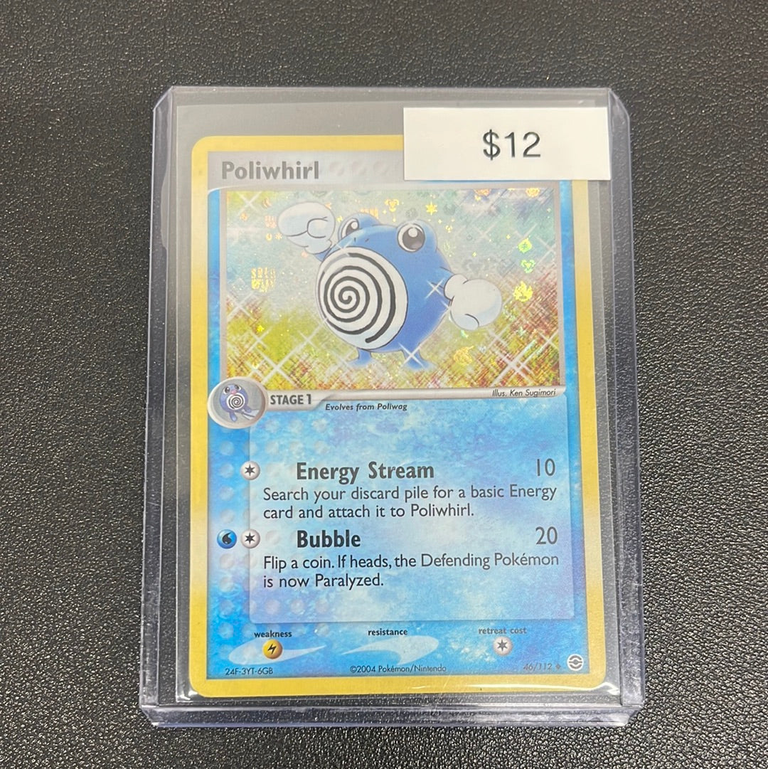 Pokémon Poliwhirl Fire Red Leaf Green Holo 46/112