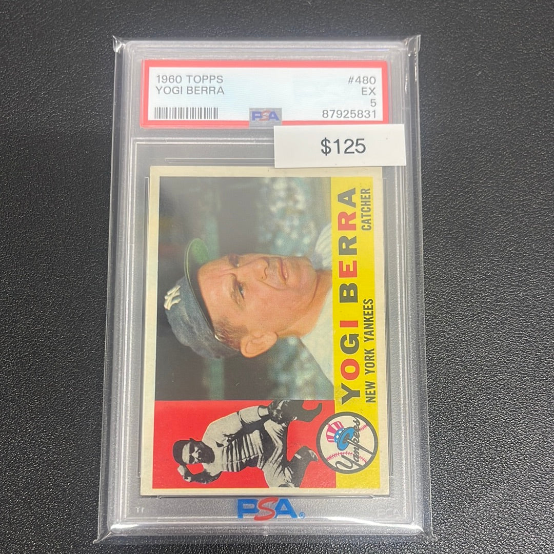 1960 MLB Topps Yogi Berra PSA 5