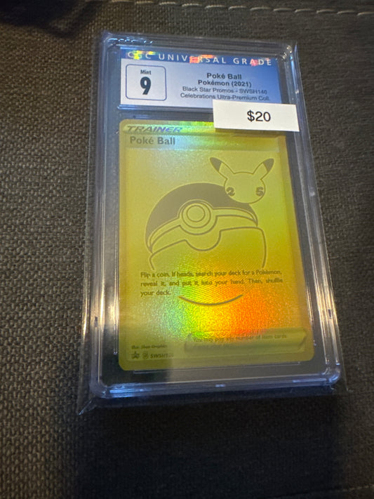 Pokemon Poke Ball SWSH146 CGC 9