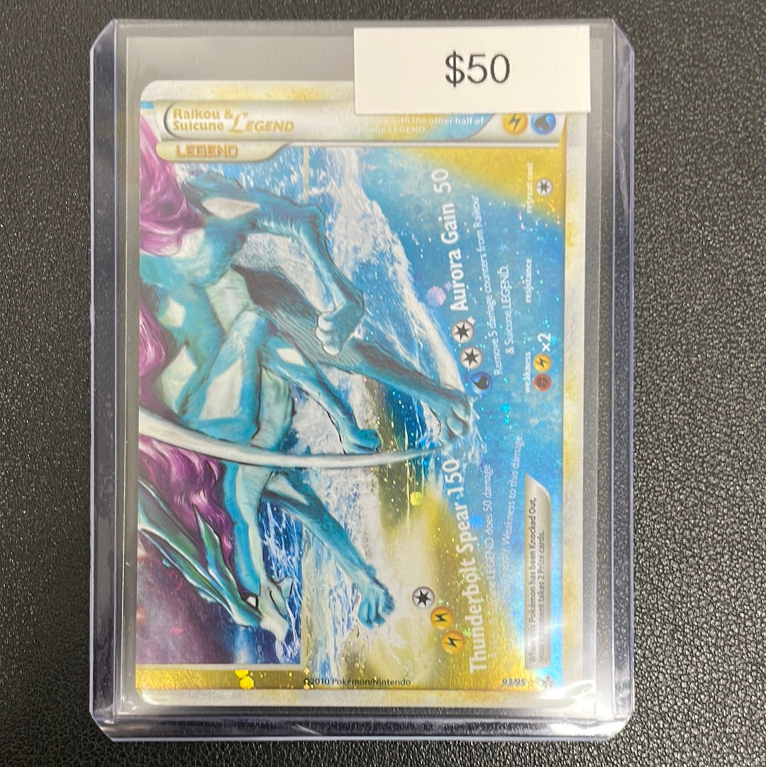 Pokémon Raikou & Suicune Legend Bottom (Unleashed) 93/95