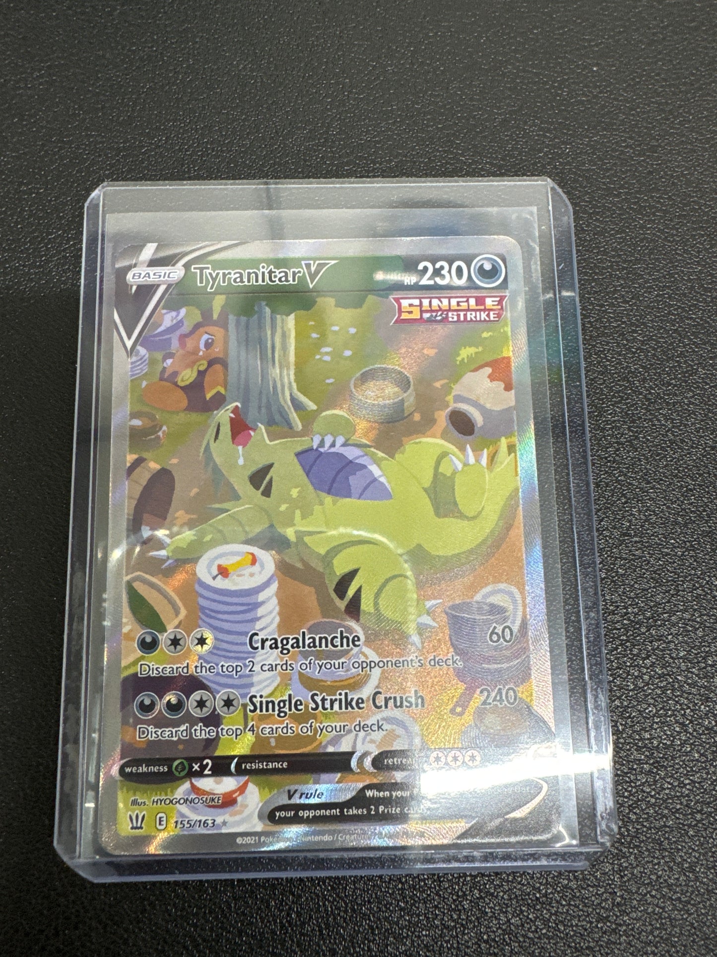 Pokémon Tyranitar V battle styles 155/163