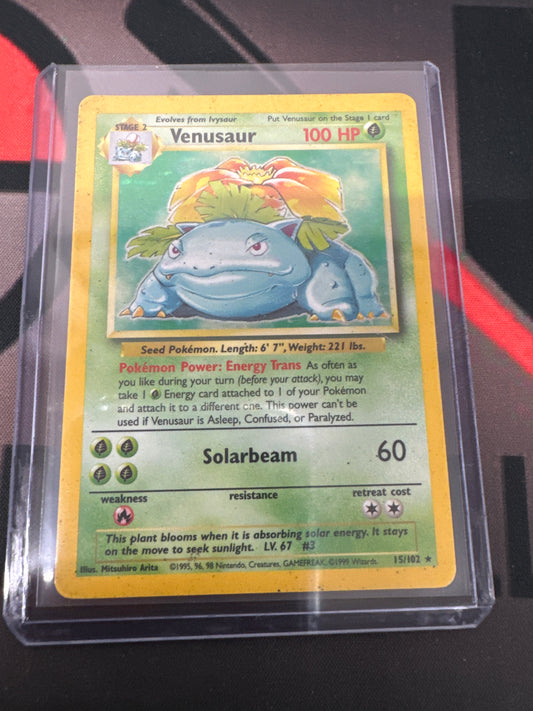 Pokémon Venusaur (Base Set) Holo 15/102 DM