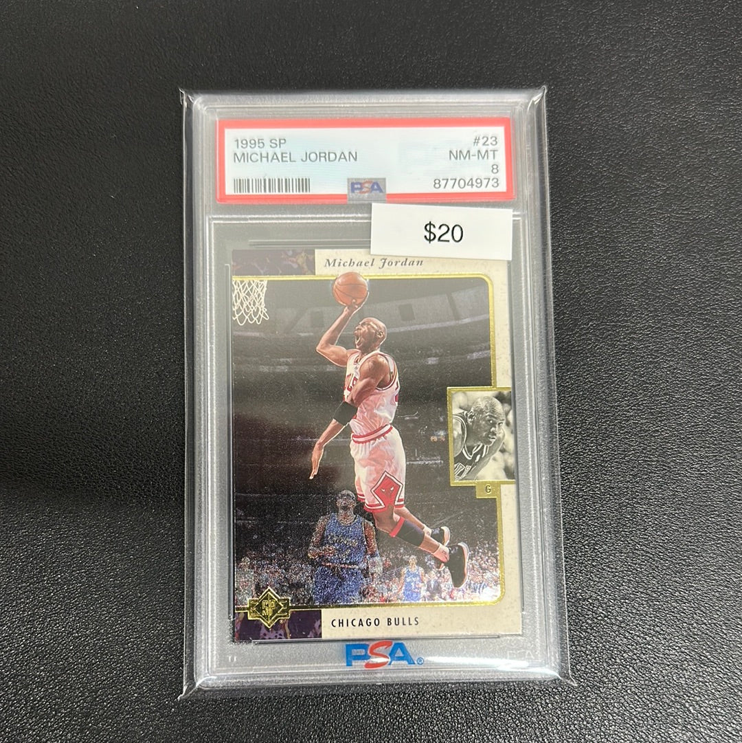 1995 SP Upper Deck Michael Jordan #23 PSA 8