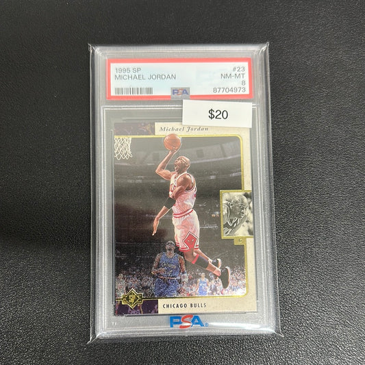 1995 SP Upper Deck Michael Jordan #23 PSA 8