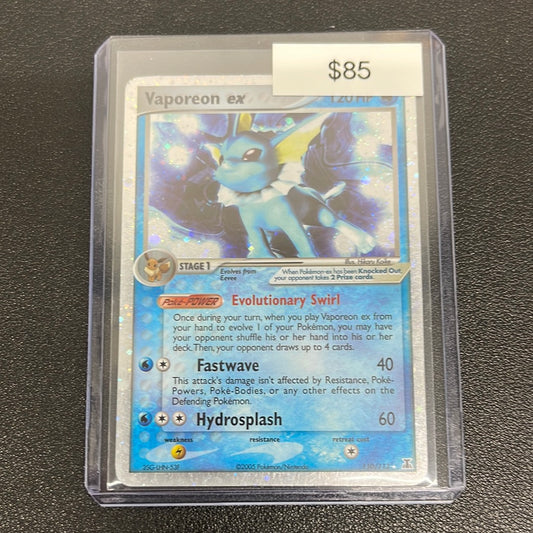 Pokemon Vaporeon ex Delta Species Holo 110/113