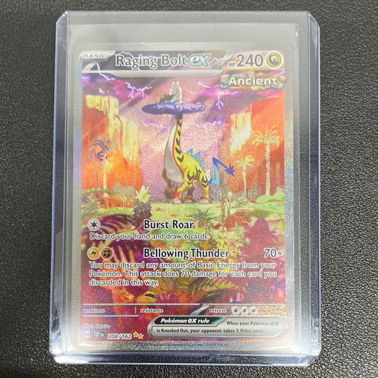 Pokémon Raging Bolt ex Special Illustration Rare (Temporal Forces) 208/162