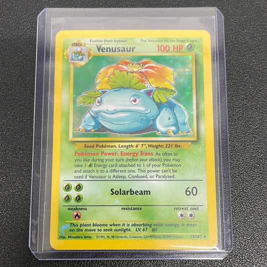 Pokemon Venusaur Holo 15/102 LP