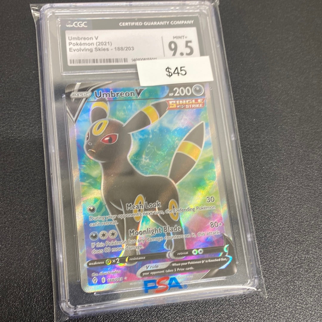 Pokémon Umbreon V 188/203 CGC 8.5