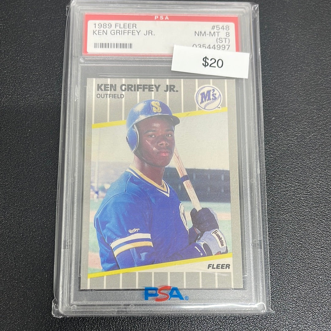 1989 MLB Fleer Ken Griffey Jr PSA 9