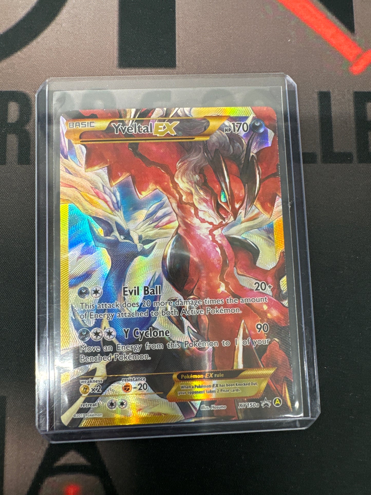 Pokémon Yveltal EX XY150a