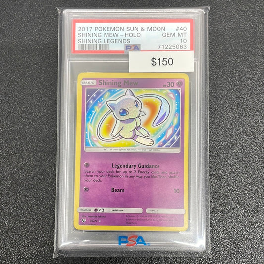 Pokémon Shining Mew (Shining Legends) 40/73 PSA 10