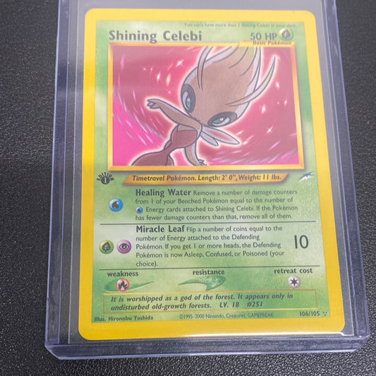 Pokémon Shining Celebi 1st edition Neo Destiny 106/105